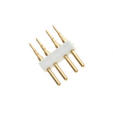 Product Connector 4 PIN voor LED Strips 220V RGB In te korten om de 25cm/100cm