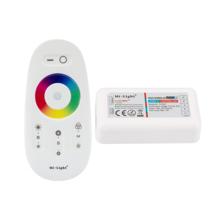 Product of 12/24V RGBW LED Touch Dimmer Controller + RF Remote Control