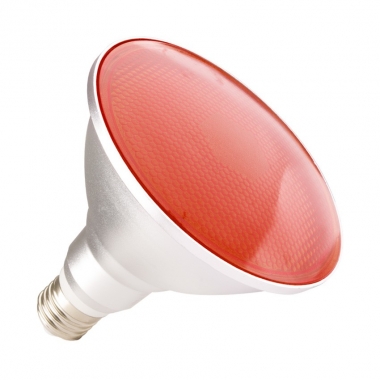 LED Žárovka E27 15W 1350 lm PAR38 IP65 Červené Světlo