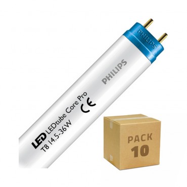 Product Pack Tubo LED 120 cm T8 G13 Connessione Unilaterale 14.5W 110lm/W CorePro PHILIPS  (10 UN) 