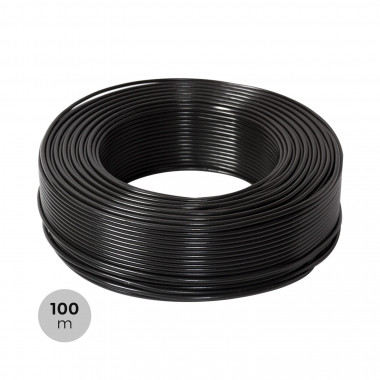 100m Coil of Black 6mm² PV ZZ-F Cable