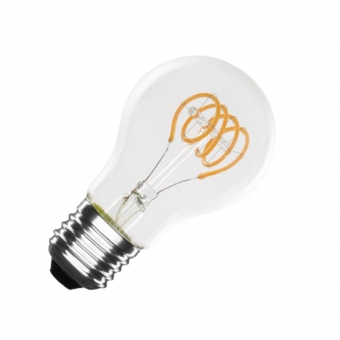 LED-Lampe E27 Dimmbar Filament Spirale Classic A60 4W