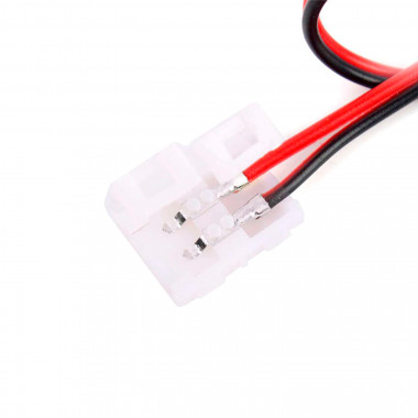 Product van Dubbele Connector kabel voor SMD5050 monochrome LED strips 12V 10mm 