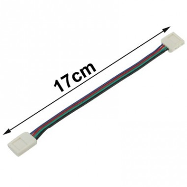 Produkt od Připojka s Kabelem 2x Click Spojka pro LED Pásky 12/24V RGB 10mm