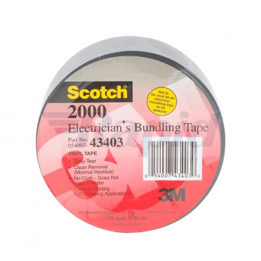Product van 3M Scotch 2000 PVC duct tape 50mm x 46m 3M CNT-7000076790-GR