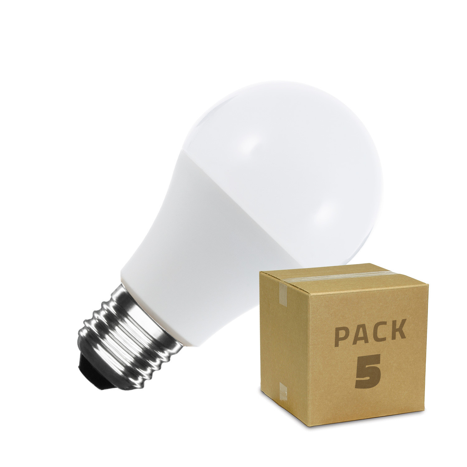 Produit de Pack 5 Ampoules LED E27 9W 720 lm A60