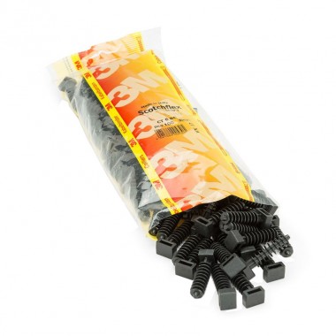 Pack of 100x 3M Scotchflex CT 6 B-C Wall Studs for Cable Ties (10x43mm) 3M-7000032613-SPR-N