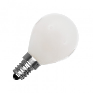 Product G45 E14 4W Spherical Glass LED Bulb