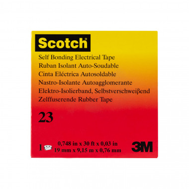 Produit de Ruban Isolant Auto-Soudable Scotch® 23 3M™ 19mm x 9.15m 3M-7000007286
