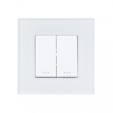 Product of 2-Gang 1-Way Switch with PC Frame Modern