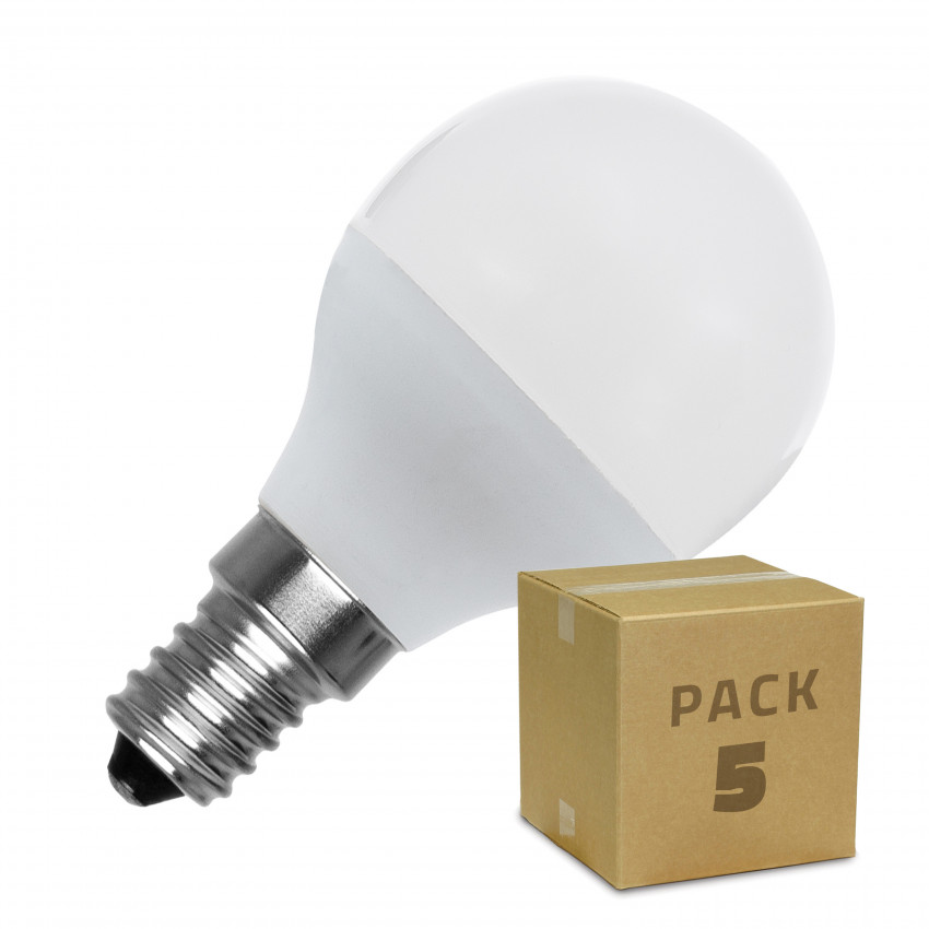 Produit de Pack 5 Ampoules LED E14 5W 400 lm G45