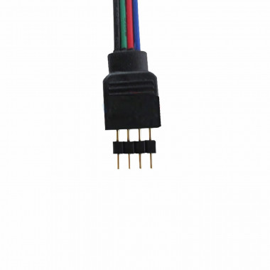 Connecteur 4 PIN Ruban LED RGB 12/24V DC - Ledkia
