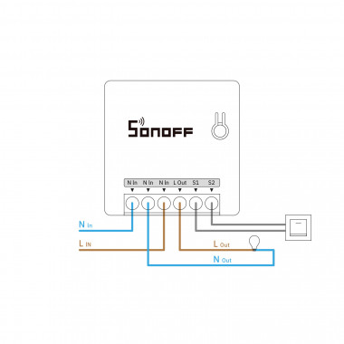 Produkt von WiFi-Schalter kompatibel mit herkömmlichen Schalter SONOFF Mini R2 10A