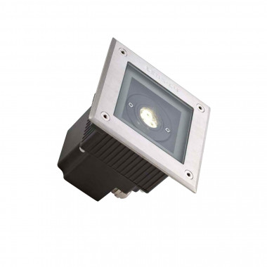 6W Gea Power Square Recessed LED Ground Spotlight IP67 LEDS-C4 55-9723-CA-CL