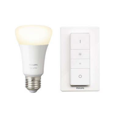 Product van Starter Kit Slimme LED Lamp E27 3x9.5W 1055 lm PHILIPS Hue White 