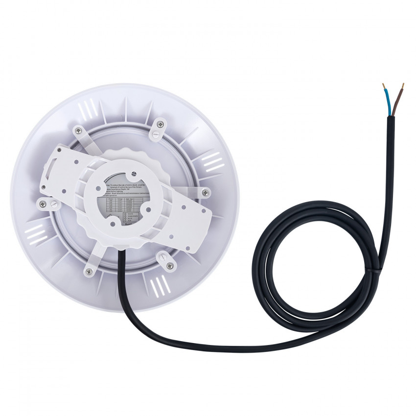 Product van Zwembadlamp onderdomplebaar Opbouw LED 6000K 12V AC/DC 20W IP68