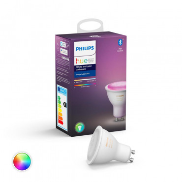 Lampadina LED Smart GU10 4.3W 230 lm Hue White Color PHILIPS - Ledkia