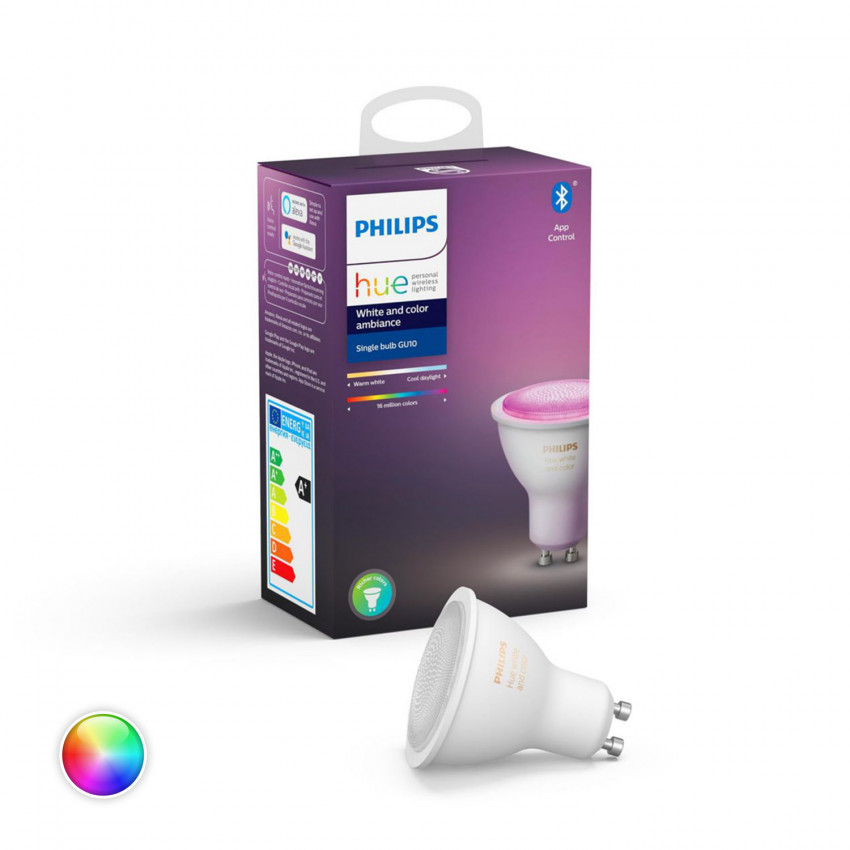 Product van Slimme LED Lamp GU10 4.3W 230 lm PHILIPS Hue White Color  