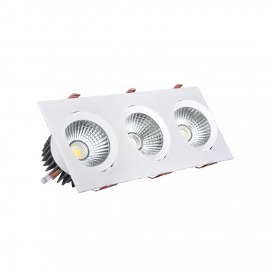 Produkt von LED-Downlight Strahler 30W Rechteckig Dreifach New Madison Schnitt 315x95 mm
