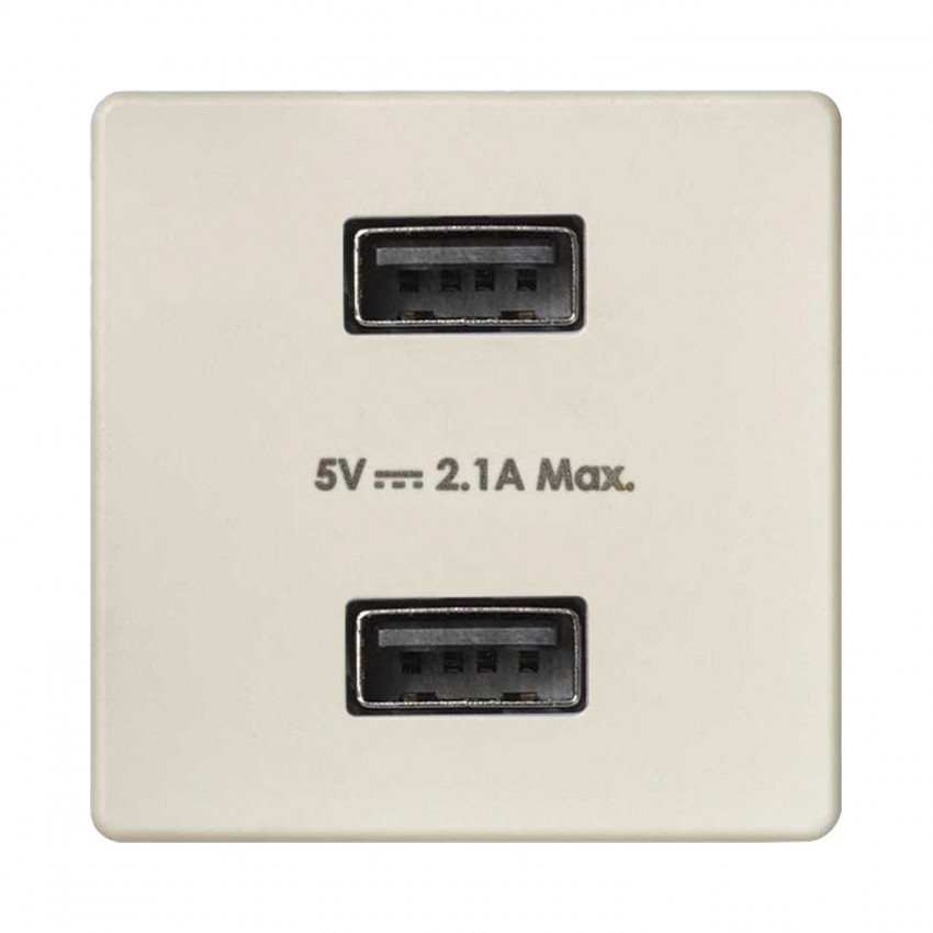 Product of Double USB Charger 5V DC 2.1A Type A Female Simon 27 Play