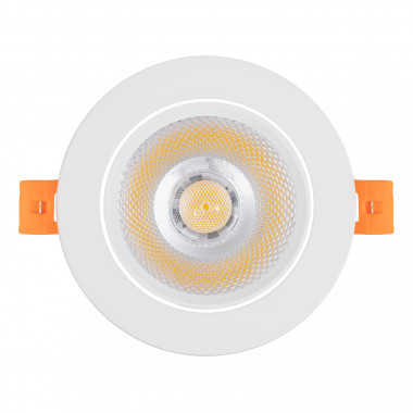 Produkt od Stropní Podhledové Downlight LED Svítidlo 12W COB Kruhové Nastavitelné v Bílé Výřez Ø 90 mm Flicker Free