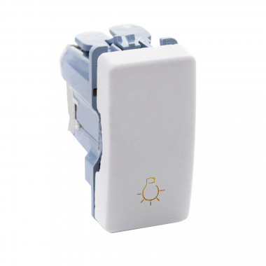 Product of Push-Button Switch with Light Symbol 10A 250V for Half Element with Fast Terminal Connection System Simon 27 Play
