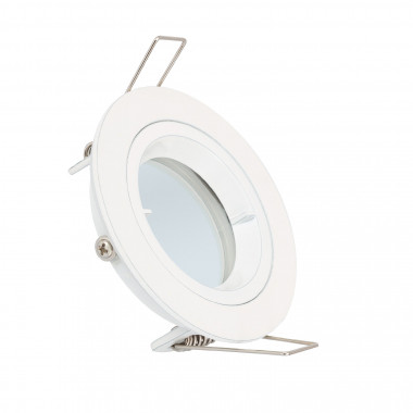 Podhledový Rámeček Kruhový pro LED Žárovky GU10 / GU5.3 Výřez Ø 65 mm v Bílé