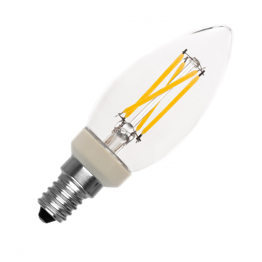 Produkt von LED-Glühbirne Filament E14 3.5W 250 lm C35 Dimmbar PHILIPS Candle 