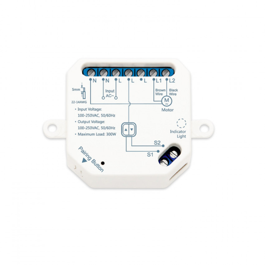 Product van WiFi Smart Schakelaar voor Elektrische Jaloezieën en Gordijnen 
