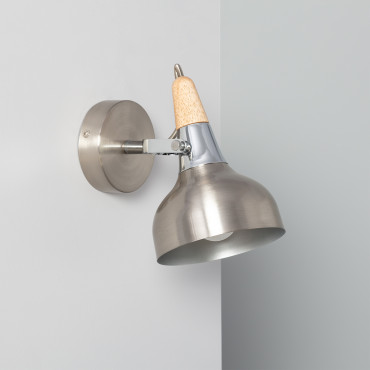 Product Lampe Murale Orientable Aluminium Emer 1 Spot Argenté