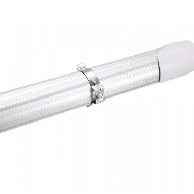 Clip di Fissaggio in Alluminio per Tubi LED T8 (2 Un.)