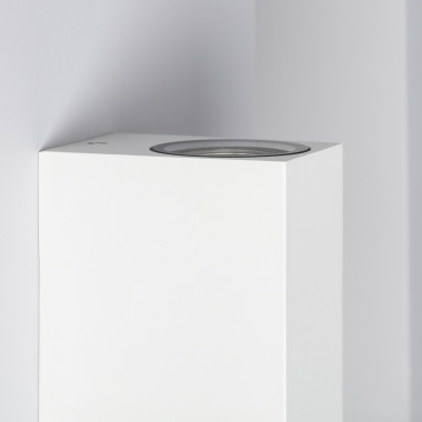 Applique da Parete per Esterni Alluminio Illuminazione Doppia Luce Miseno  Bianco - Ledkia