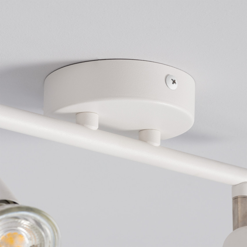 Product of Oasis Adjustable Aluminium 2 Spotlight Ceiling Lamp in White