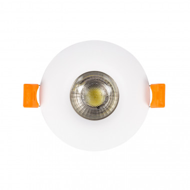 Product of White Round Design Downlight Frame for GU10 / GU5.3 LED Bulbs Ø 70 mm