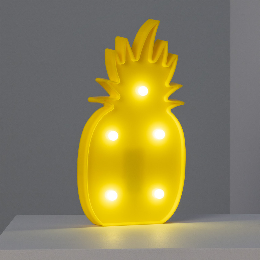 Product van Ananas met led Lampjes