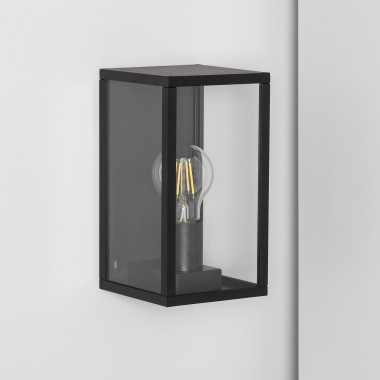 Atrium Aluminium & Glass Outdoor Wall Lamp