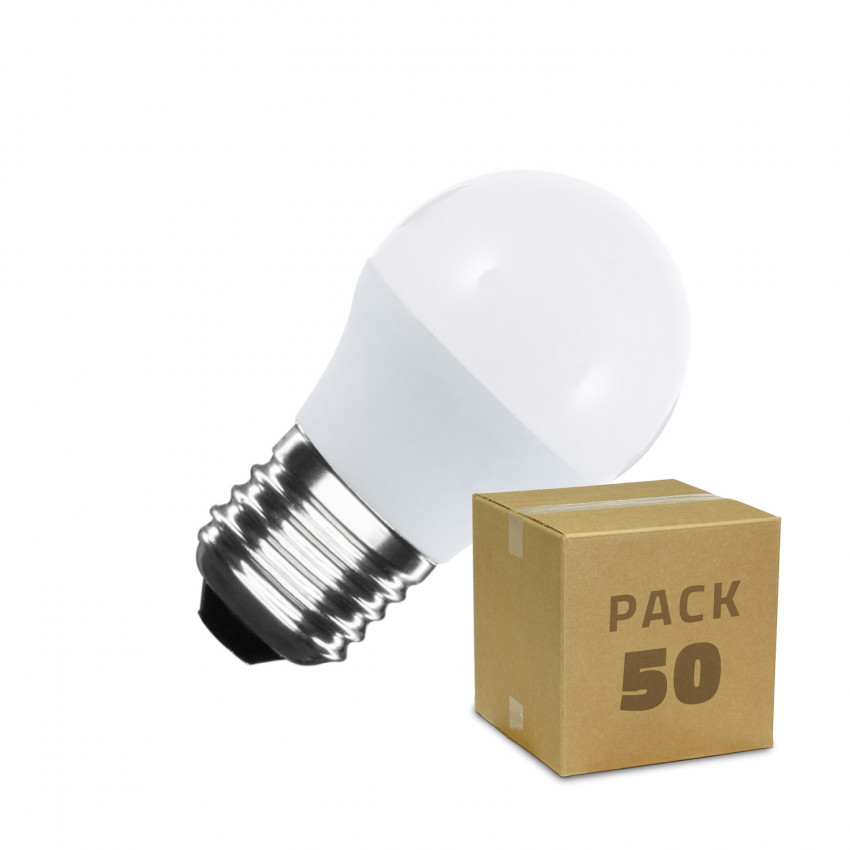 Prodotto da Box da 50 Lampadine LED E27 G45 5W Bianco Caldo