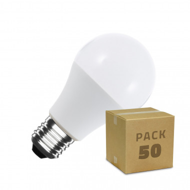 Box of 50 5W A60 E27 LED Bulbs Daylight 6000K - 6500K