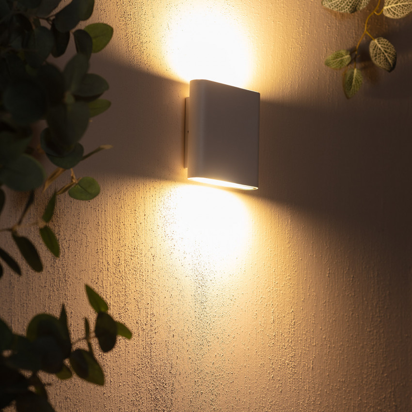 Produkt von LED-Wandleuchte Aussen 12W aus Aluminium beidseitige Beleuchtung Vesta Weiss