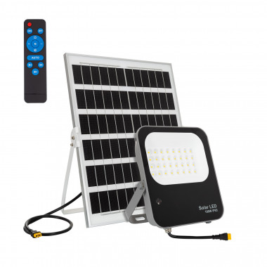 Solární LED Reflektor 100W 170lm/W IP65 s Dálkovým Ovládáním