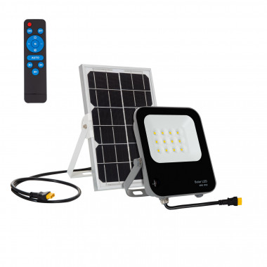 Solární LED Reflektor 30W 170lm/W IP65 s Dálkovým Ovládáním