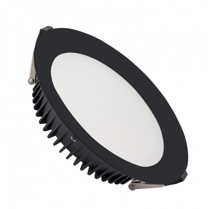 Product of SAMSUNG New Aero Slim Black 50W LED Downlight 130 lm/W Microprismatic (UGR17) LIFUD Ø 200 mm Cut-Out