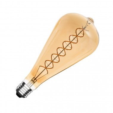 8W 800lm Amber Big Lemon E27 Filament LED Bulb ST115