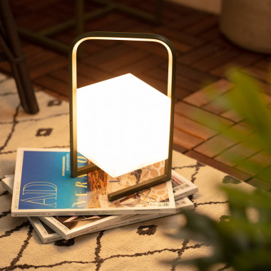 Přenosná Venkovní Stolní LED Lampa 2.5W s Dobíjecí Baterií USB Tiber