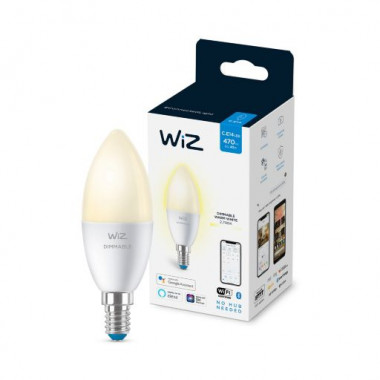 Produkt von LED-Glühbirne Smart E14 4.9W 470 lm C37 WiFi + Bluetooth Dimmbar WIZ  