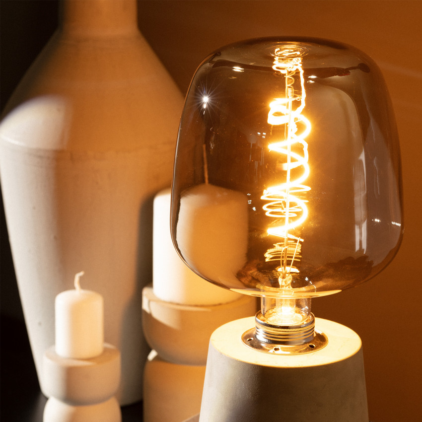 Product van LED Lamp  Filament E27 4W 400 lm G235 Smoky 