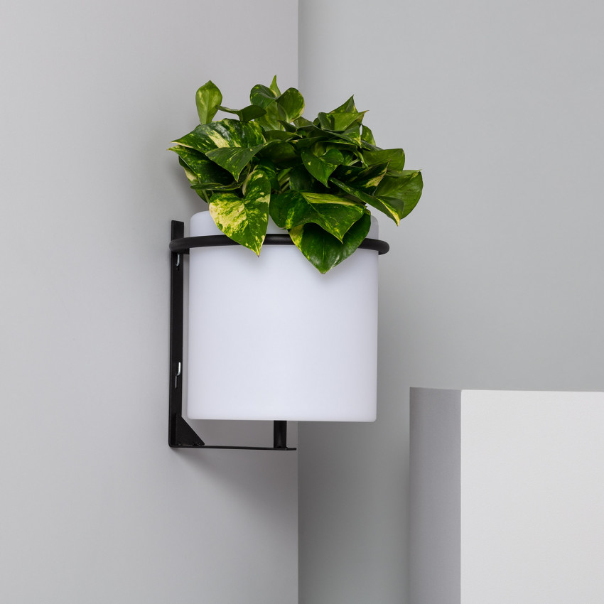 Product of 22cm Rechargeable IP65 RGBW Outdoor LED Plant Pot Wall Lamp