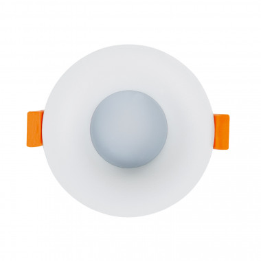 Prodotto da Portafaretto Downlight Circolare Luce Indiretta Bianco per Lampadina LED GU10/GU5.3 Foro Ø 70mm