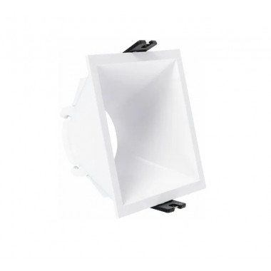 Downlight Ring Square Low UGR for LED Bulb GU10 with 85x85 mm Cut-Out