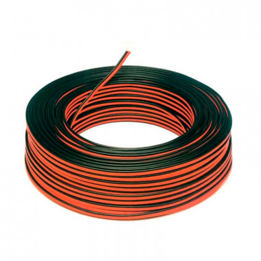 100m Roll 12V Flat Electrical Hose 2x0.5mm² for Monochrome LED Strips